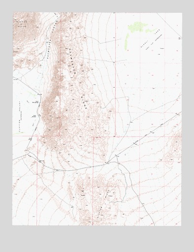 Paymaster Ridge, NV USGS Topographic Map
