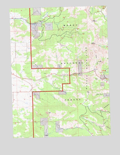 Payne Peak, CA USGS Topographic Map