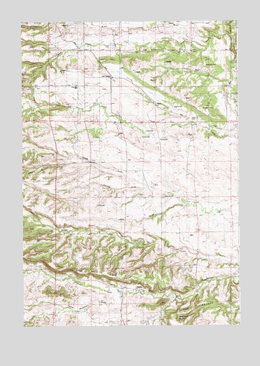 Aladdin, WY USGS Topographic Map