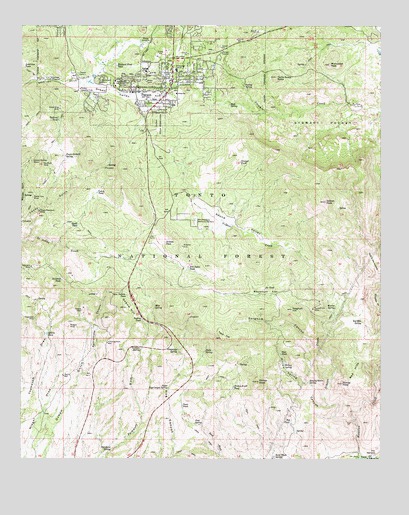 Payson South, AZ USGS Topographic Map