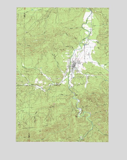 Pe Ell, WA USGS Topographic Map