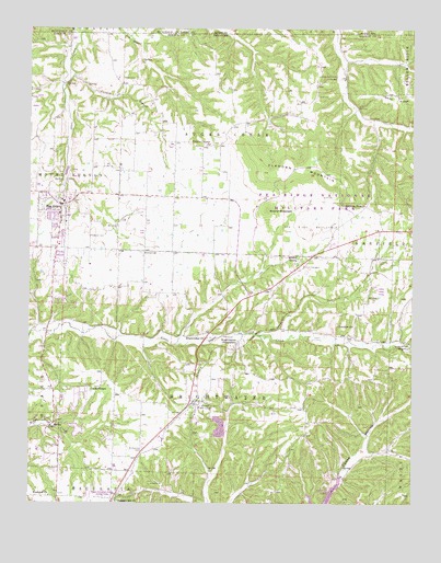 Pea Ridge, AR USGS Topographic Map