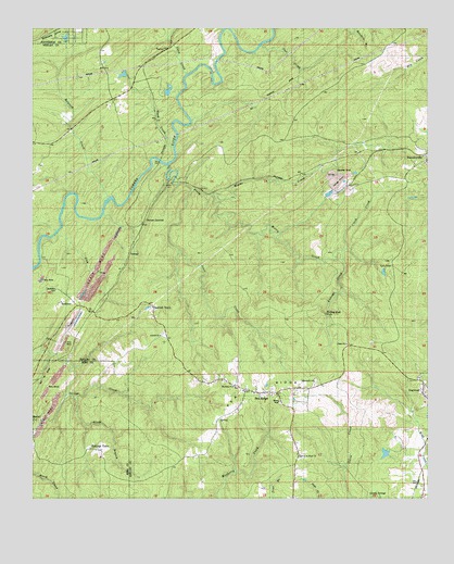 Pea Ridge, AL USGS Topographic Map
