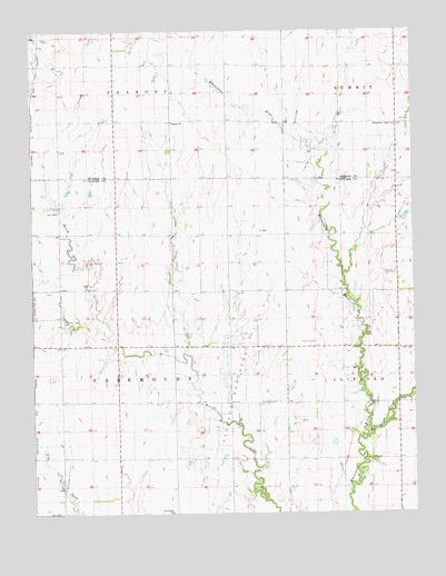 Peabody SE, KS USGS Topographic Map