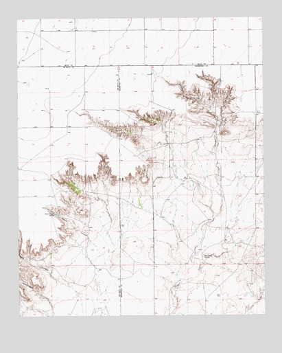 Peach Canyon, NM USGS Topographic Map