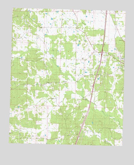 Peachahala Creek, MS USGS Topographic Map