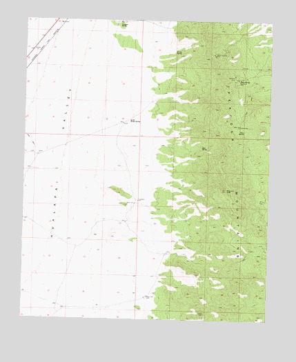 Peacock Peak, AZ USGS Topographic Map