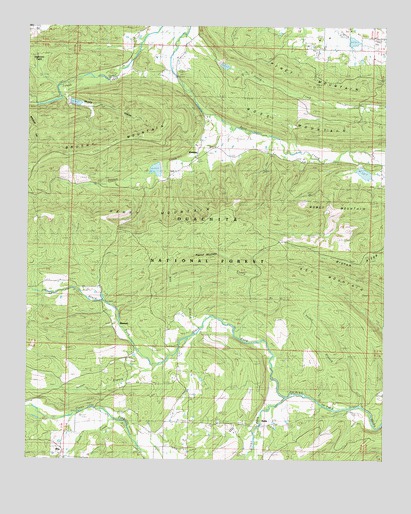 Peanut Mountain, AR USGS Topographic Map