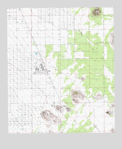 Pearce, AZ USGS Topographic Map