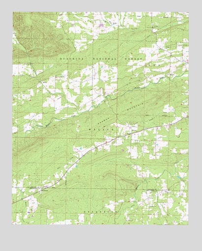 Pearcy, AR USGS Topographic Map