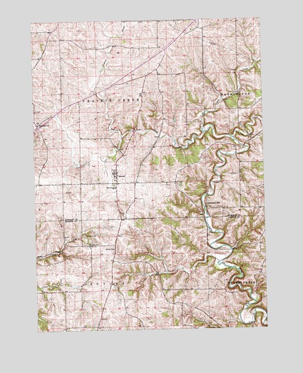 Bernard, IA USGS Topographic Map