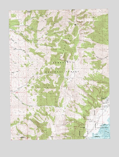 Pearl Peak, NV USGS Topographic Map