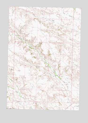 Pearl School, MT USGS Topographic Map