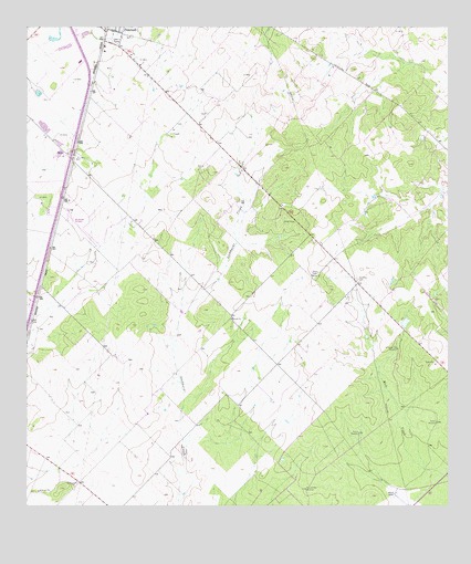 Pearsall South, TX USGS Topographic Map