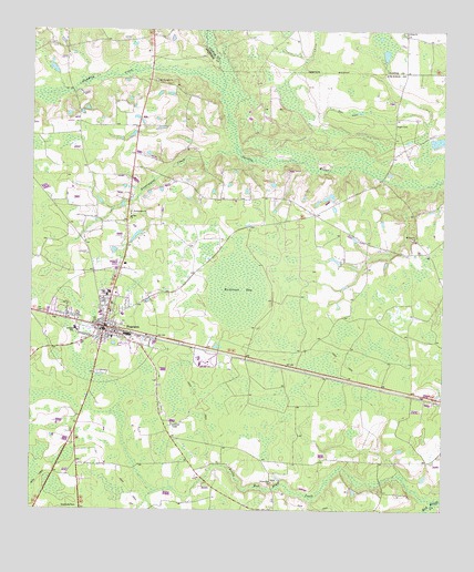 Pearson, GA USGS Topographic Map
