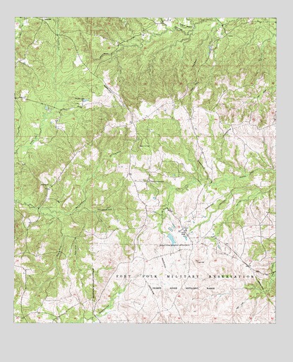 Peason, LA USGS Topographic Map