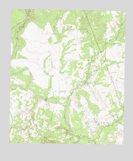 Pecan Crossing, TX USGS Topographic Map