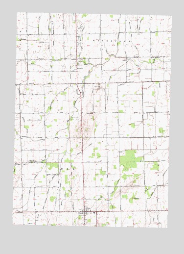 Peck, MI USGS Topographic Map