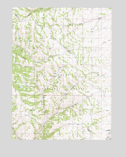 Peck Canyon, UT USGS Topographic Map