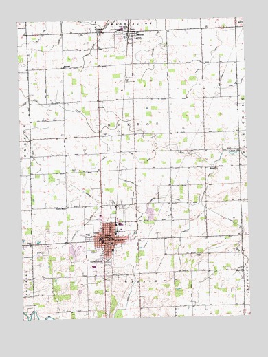 Berne, IN USGS Topographic Map