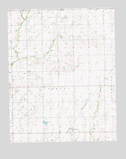 Peckham, OK USGS Topographic Map