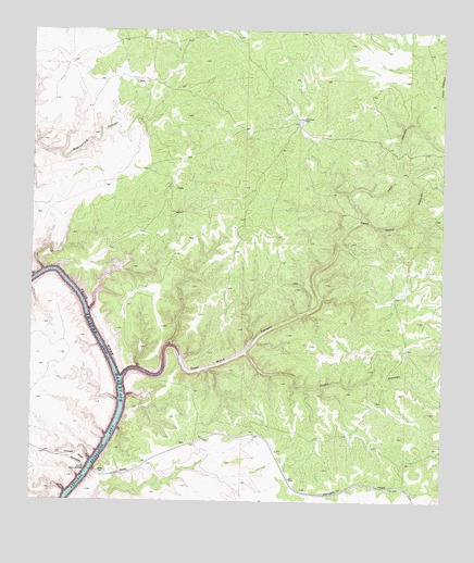 Pecos High Bridge, TX USGS Topographic Map