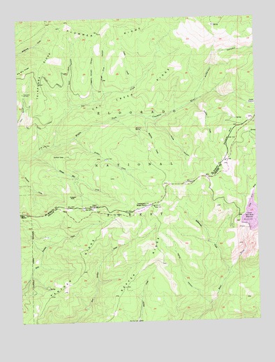 Peddler Hill, CA USGS Topographic Map