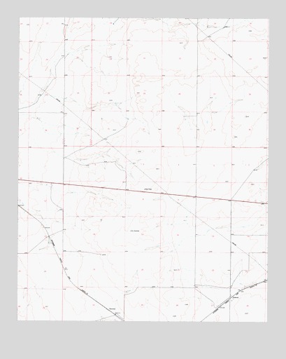 Pedernal, NM USGS Topographic Map