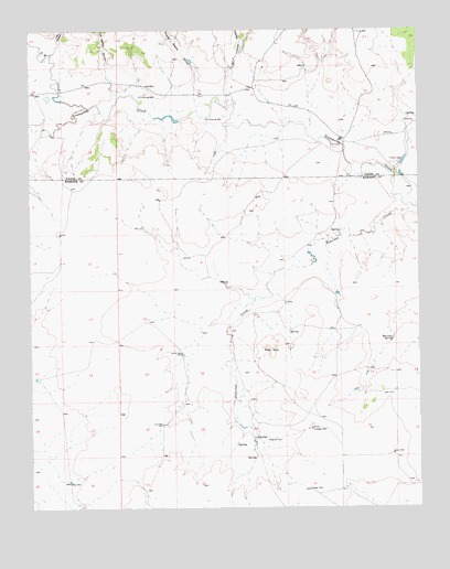 Pedernal Creek, NM USGS Topographic Map