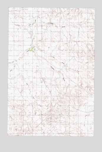 Pedigo Coulee, MT USGS Topographic Map