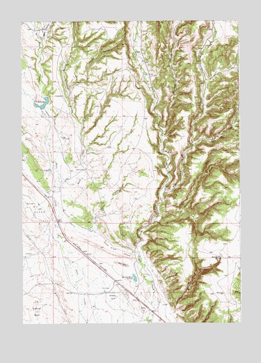Pedro, WY USGS Topographic Map