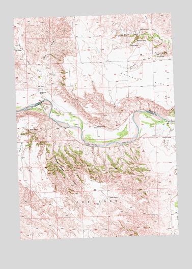 Pedro NW, SD USGS Topographic Map