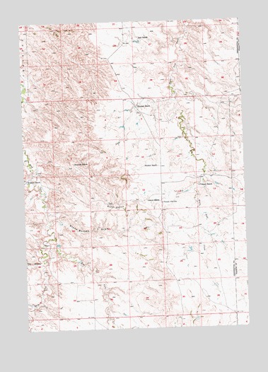 Pedro SE, SD USGS Topographic Map