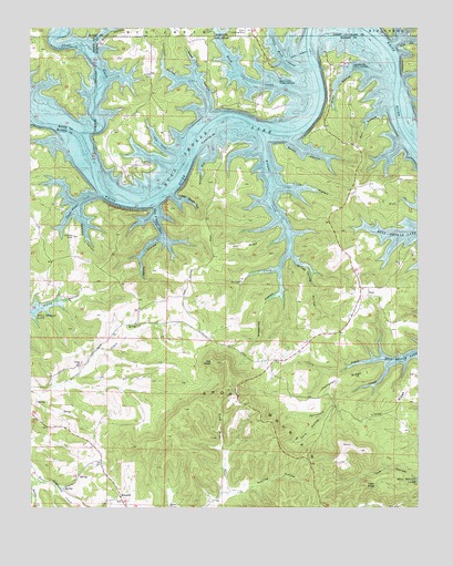 Peel, AR USGS Topographic Map