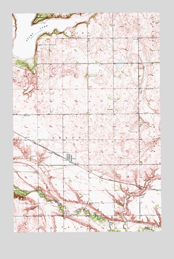 Pekin, ND USGS Topographic Map