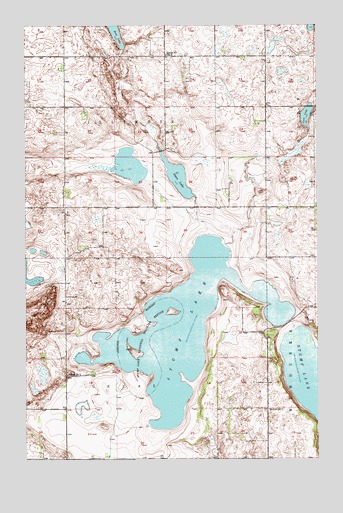 Pekin NW, ND USGS Topographic Map