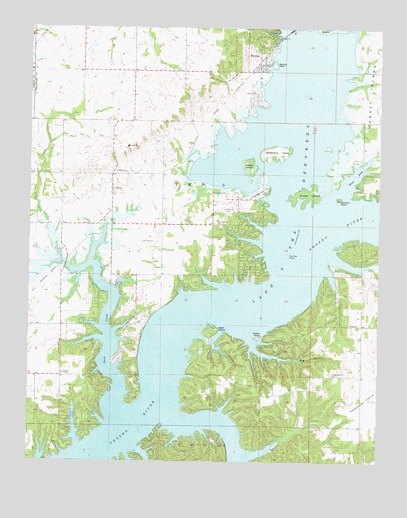 Bernice, OK USGS Topographic Map
