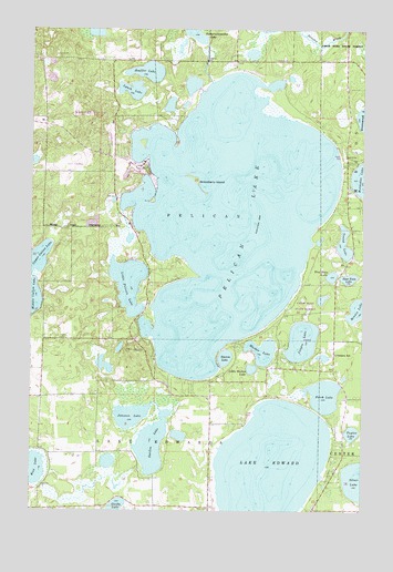 Pelican Lake, MN USGS Topographic Map