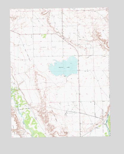 Pelican Lake, UT USGS Topographic Map