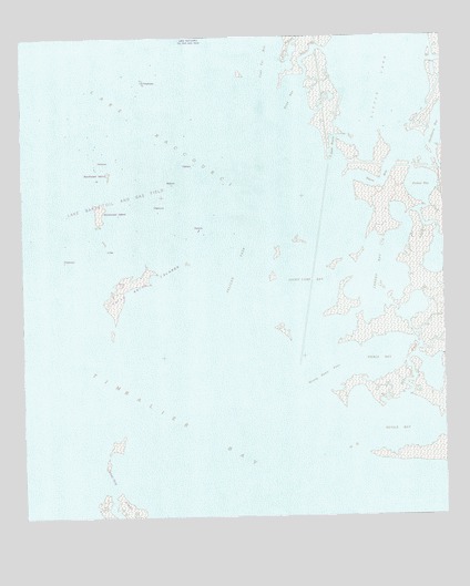 Pelican Pass, LA USGS Topographic Map
