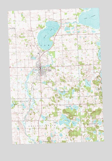 Pelican Rapids, MN USGS Topographic Map