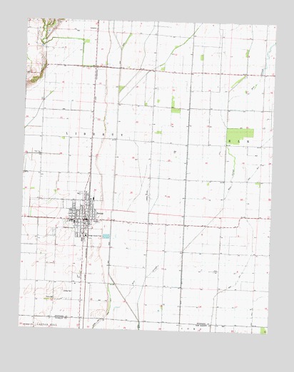 Bernie, MO USGS Topographic Map