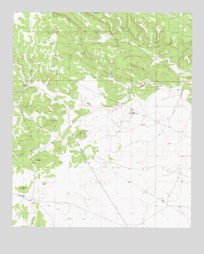 Pelon Hill, NM USGS Topographic Map