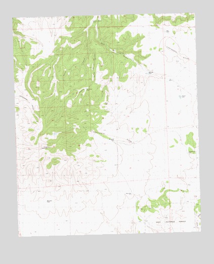 Pelona Mountain, NM USGS Topographic Map