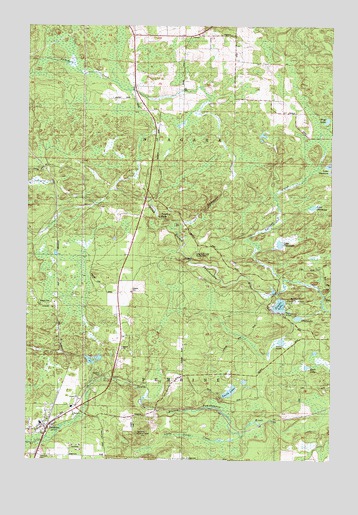 Pembine, WI USGS Topographic Map