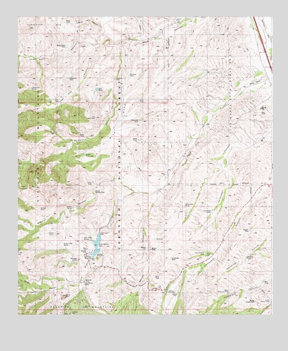 Pena Blanca Lake, AZ USGS Topographic Map