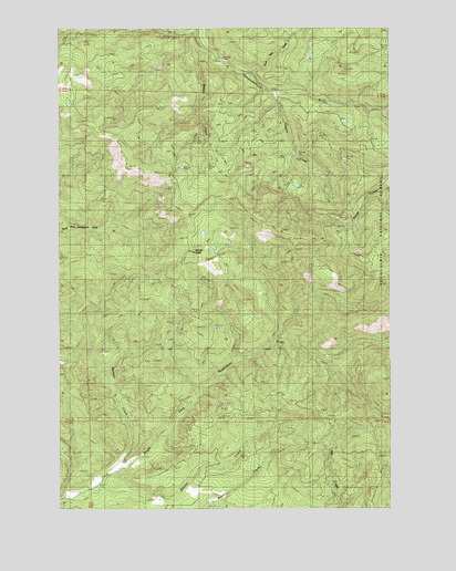 Bernier Creek, WA USGS Topographic Map