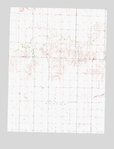 Pence, KS USGS Topographic Map