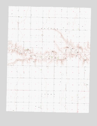 Pence SE, KS USGS Topographic Map
