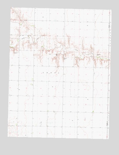 Pence SW, KS USGS Topographic Map